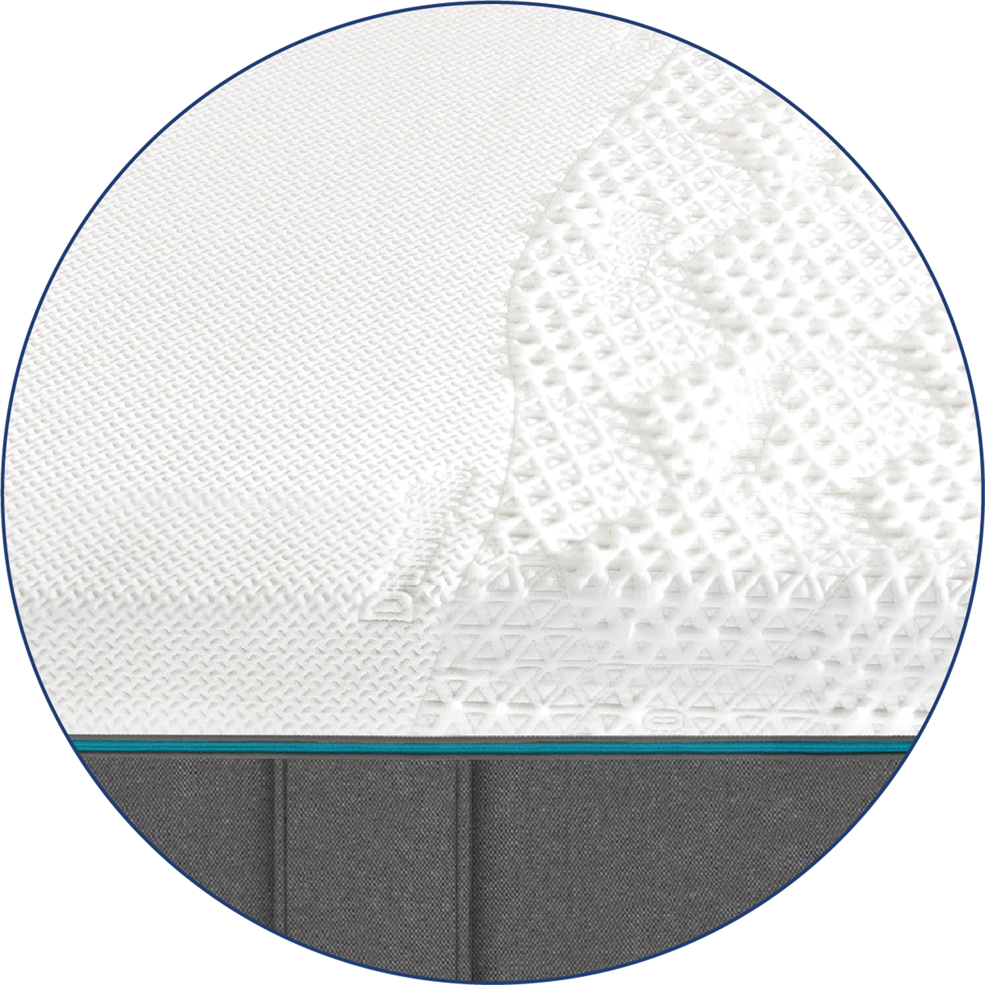 Sense! Incredible breathability
Airflow vents ensure exceptional breathability
Advanced body support
Continuous zoning guarantees a high level of pressure relief and body contouring
Ideal for restless sleepers